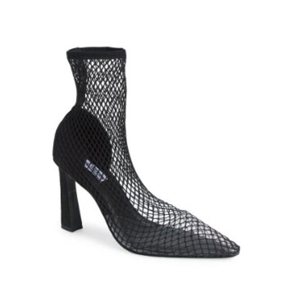 Steve Madden Black Mesh Heels - Picture 1 of 6